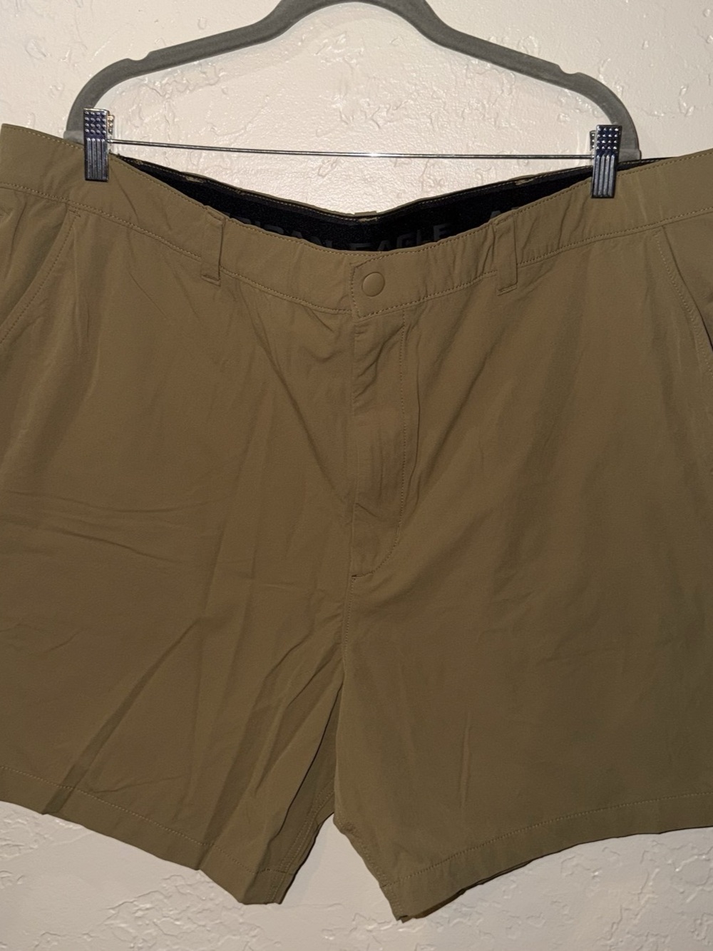 American Eagle Men's Nylon Shorts Brown Size 44
